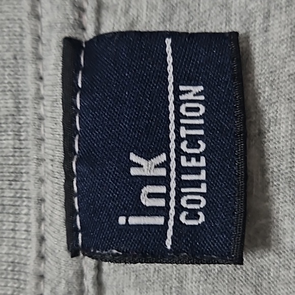 😎🗼inK collection Short Sleeve Paris Tee Light Gray/White Soft Size XXL - Picture 4 of 7